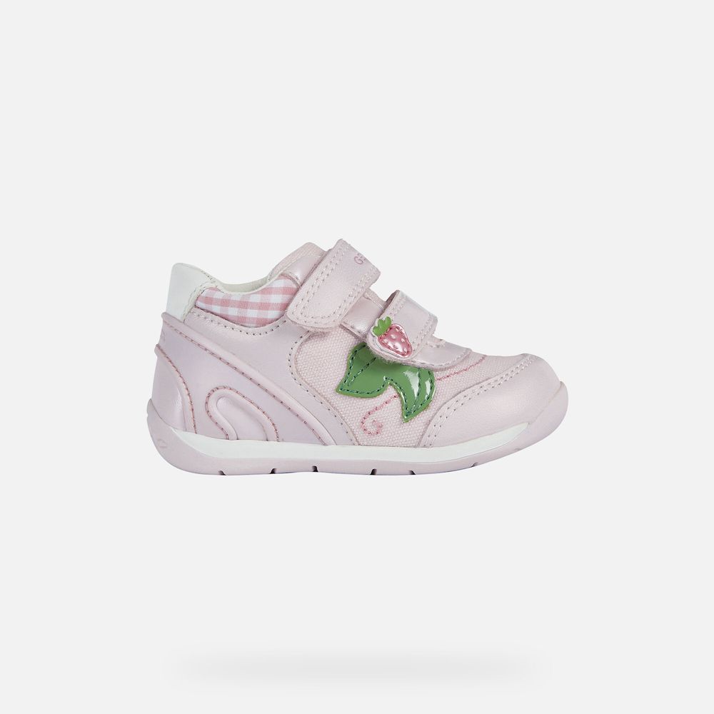 Tenis Geox Bebe Rosa - Each Girl - QVYPJ1042